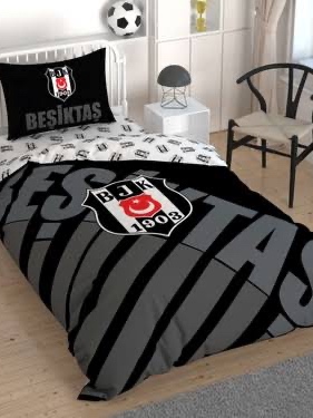 Taç Beşiktaş tek kişilik nevresim takımı - Görsel 2