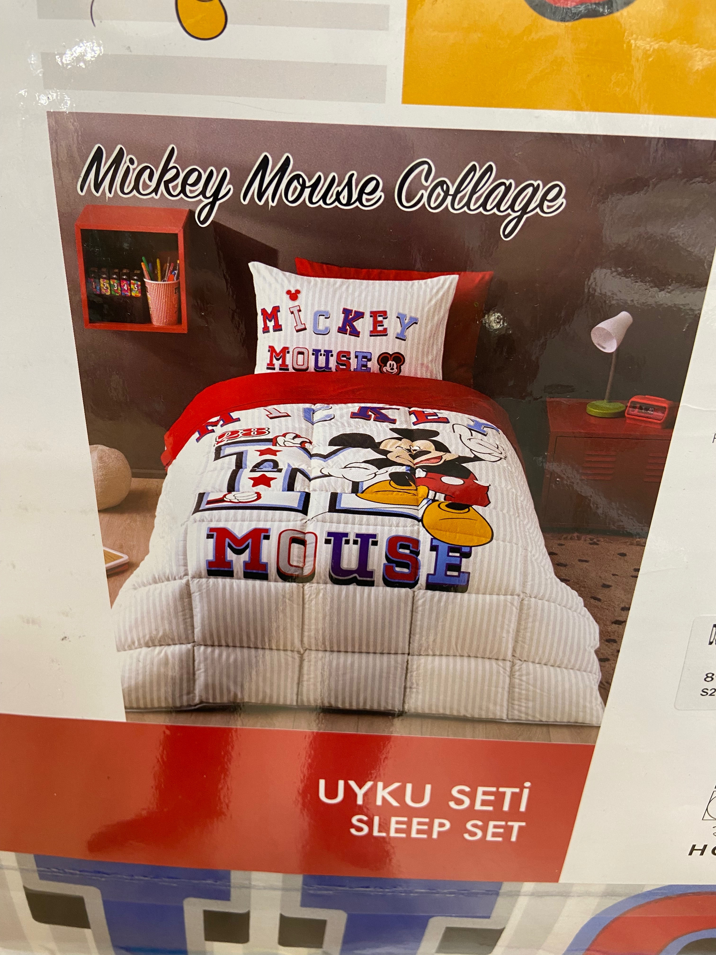 Mickey mouse tek kişilik uyku seti - Görsel 3