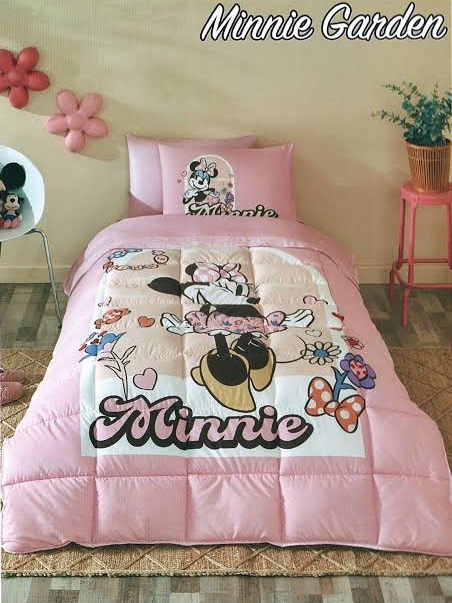 Minnie garden tek kişilik uyku seti
